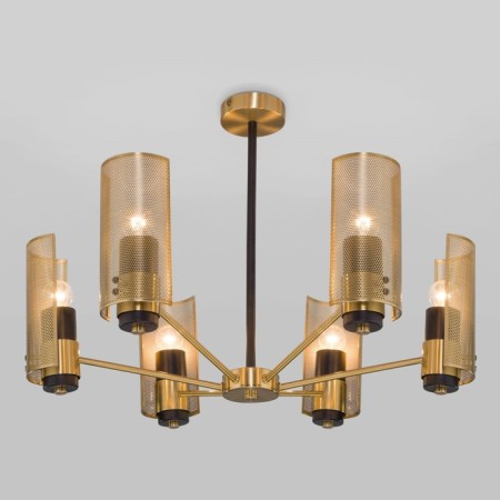 Ceiling chandelier with metal ceiling Grino, 60W, E14, 60x60x45 cm-4