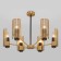 Ceiling chandelier with metal ceiling Grino, 60W, E14, 60x60x45 cm