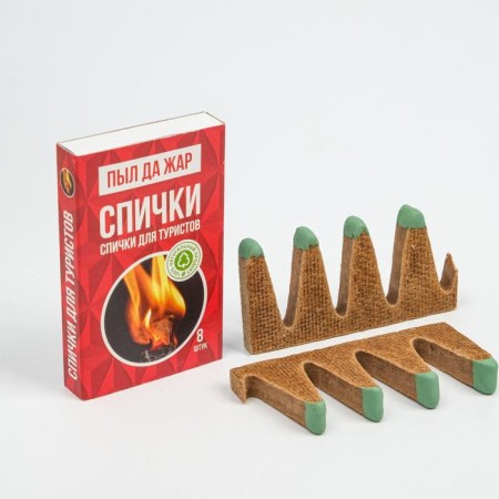 Frost matches for a fire with a filling of 8 pcs