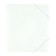 Elastic band A5, 500 μm, Calligrata, Koreshka 15 mm, up to 100 sheets, white