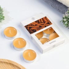 A set of tea candles flavored 