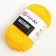 Yarn "Macrame Macrama" 100% polyester 130m/90g (142 yellow)