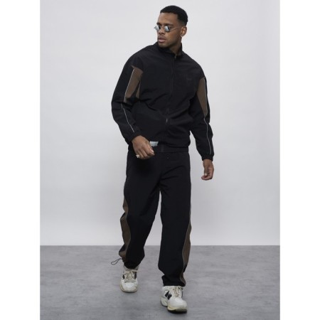 Sports suit men's, size 48, black color-28