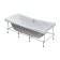 The frame for the rectangular bath Santek "Corsica" 180x80 cm