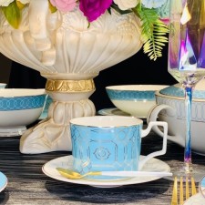 Tea set of Lenardi Tiffany, bone porcelain, 250 ml, 12 items