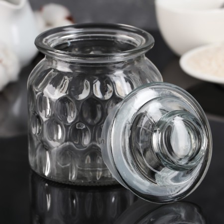 Glass Bank for bulk products "Tundas", 550 ml, 10.5 × 14 cm-3