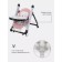 Stool for feeding children's Rant ONYX, Cloud Pink color