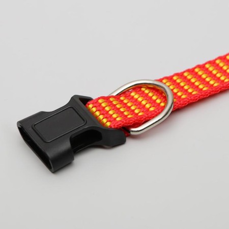 Rhynthey collar, 40 x 1.5 cm, red-yellow-1