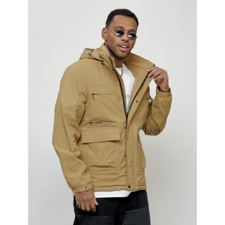 Sports male jacket, size 50, beige color-2