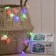 Garland "thread" 3 m with nozzles "Christmas tree", ip20, transparent thread, 20 LED, glow of multi, AAH3
