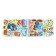 Stickers reusable "Bip and his friends", 12 p.