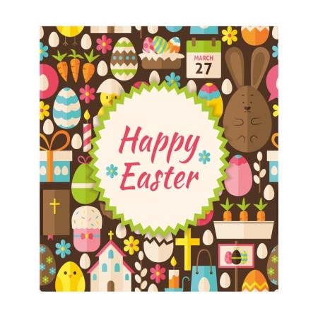 A set of napkins for setting the table "Easter holiday", rectangular, size 32x46 cm, 4 pcs-3