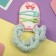 Hair Set "Militsa" 4 pcs (invisible 2 pcs - 5 cm, elastic band 2 pcs) classic, green