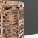 Storage basket "Borneo", D250 S250 B190, natural,