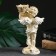 Summary "Angel" in the left hand, white mother of pearl 14x8x22cm