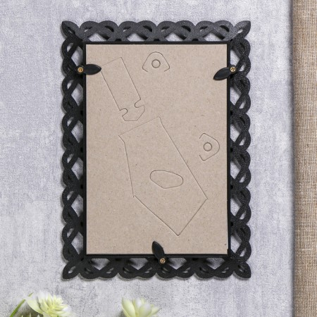 Photo frame plastic L-7 10x15 cm black (plastic screen)-3