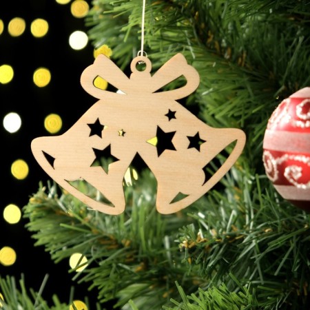 Toy on the tree "Bells" 8x9 cm-1