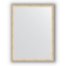 Mirror in the baguette frame - aged silver 37 mm, 60 x 80 cm, evoForm