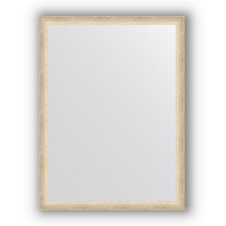 Mirror in the baguette frame - aged silver 37 mm, 60 x 80 cm, evoForm