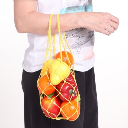 Black ALOSKA 38 cm, handle 15 cm, cell 4 cm, set 2 pcs, cotton, yellow-3