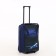 Small suitcase 20 ”, a road bag with a zipper, the color of a dark blue