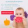 Roxy-Kids anti-exceling mini-rings for a bath, 5 pcs., Mix color