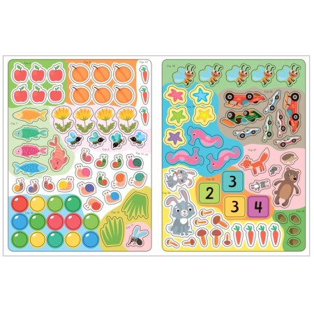Account, form, value. 170 stickers. From 3 years-4