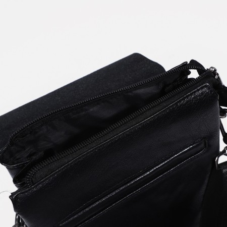 Male bag, black color-4