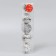 Set of balls plastic D-5.5 cm, 5 pcs "carnival" Assorted, silver