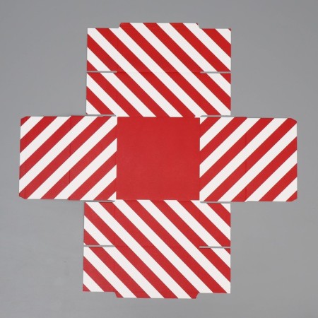 Folding box "Santa Claus", 15 x 15 x 8 cm, new year-7