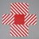 Folding box "Santa Claus", 15 x 15 x 8 cm, new year