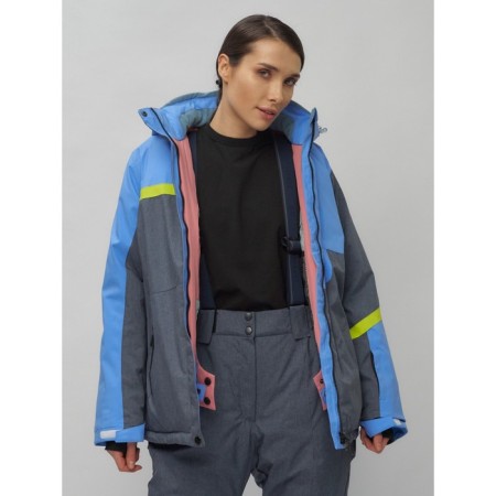 Ski suit female, size 54, blue color-14