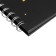 A5 sketchbook, 30 black sheets on the crest, "planets", solid substrate, density 110 gr., Mix