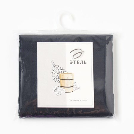 Ethel towel, col. Dark blue, 80x147 cm, 60% linen, 40% HL, 245 g/m2-4