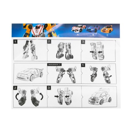 Megarobot robot, assembled from 3 cars-10
