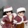 Doll Collectible couple set 2 pcs "Nick and Pasha in outfits with fur" 30 cm