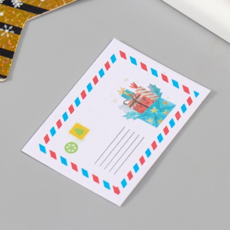 A postcard with seeds grow "Letter" 5*7cm-1