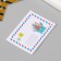 A postcard with seeds grow "Letter" 5*7cm