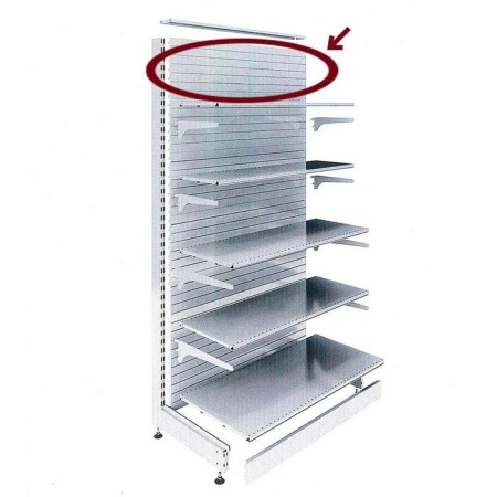 Rack panel, 35 × 90 cm, perforated, step 2.5 cm, white color-2