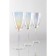 Glass glass for the wine Magistro "Pearls", 400 ml, pearly color