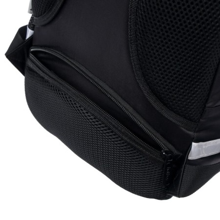 School backpack 37 x 26 x 17 cm, ergonomic back, Hatber Primary School "Red Auto" Black/Red-8