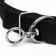 Two -layer collar with a swivel 58 x 3 cm, polyester, black