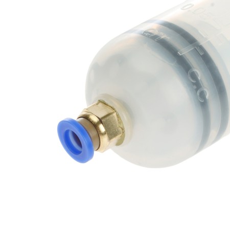 A syringe for replacing technical fluid in a car, 200 ml-3