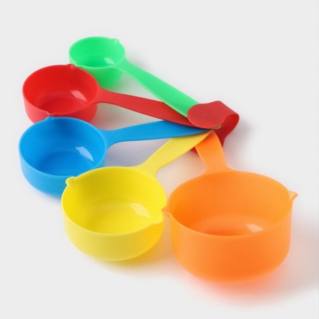 A set of measuring capacities of the VOLEAN “Shine”, 5 pcs: 30 ml, 60 ml, 80 ml, 125 ml, 250 ml-2