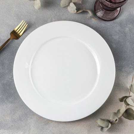 Porcelain dining Porcelain Stella "Classics", d = 28 cm, white color