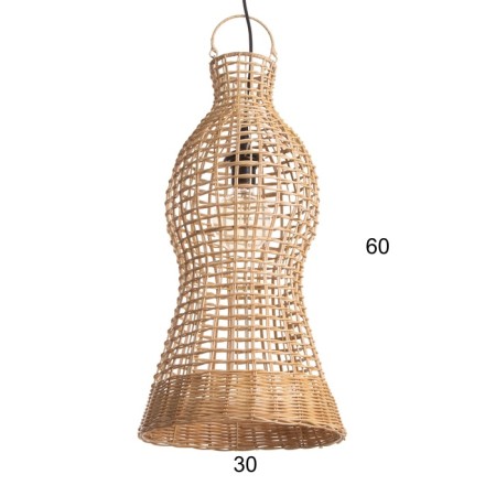 Ceiling Lamp from Rotan "Bobby" 1x120W, E27, 30x30x60 cm-1