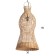 Ceiling Lamp from Rotan "Bobby" 1x120W, E27, 30x30x60 cm
