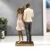 Souvenir Polystone "Fighting a couple with heart" 25.5x8x11.5 cm