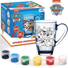 Glass mug painting, 300 ml 