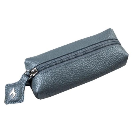 Key of zipper, length 14 cm, blue color